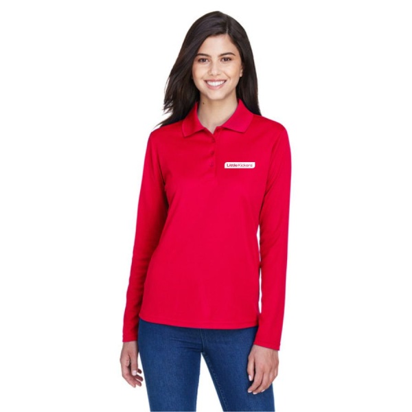 Ladies Performance Long-Sleeve Polo
