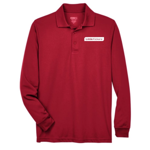 Mens Performance Long-Sleeve Polo