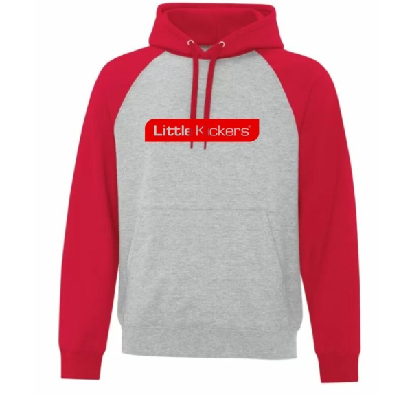 Adult Two Tone Hooded Premium Ring Spun Sweatshirt